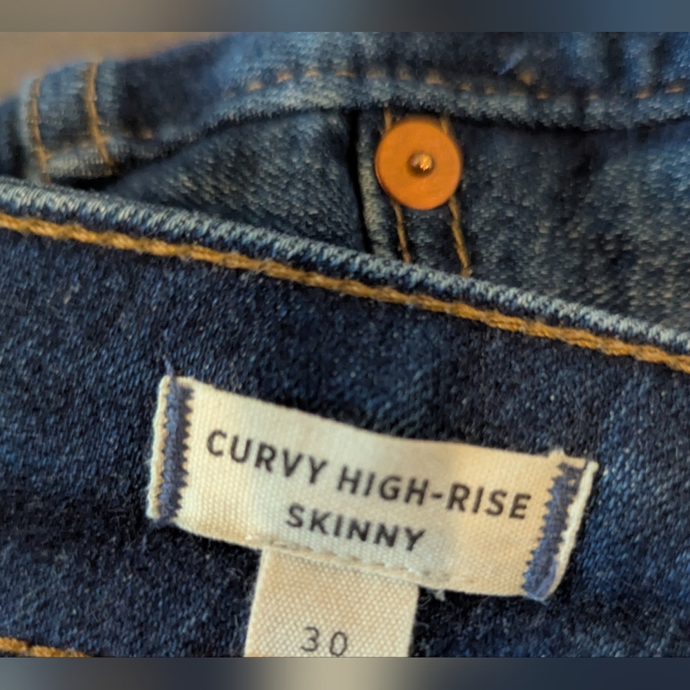 Madewell Curvy High-Rise Skinny Jeans Size 30 - Picture 6 of 10